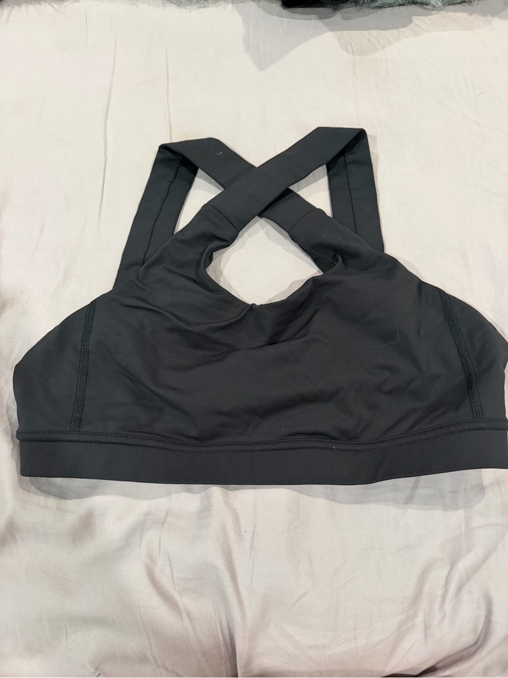 lululemon athletica Black Crisscross‎ Back Sports Bra